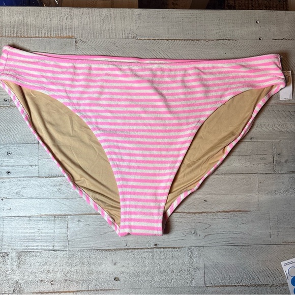 Old Navy Pink Low Rise Terry Classic Bikini Bottoms NWT Size 4X - Picture 1 of 13